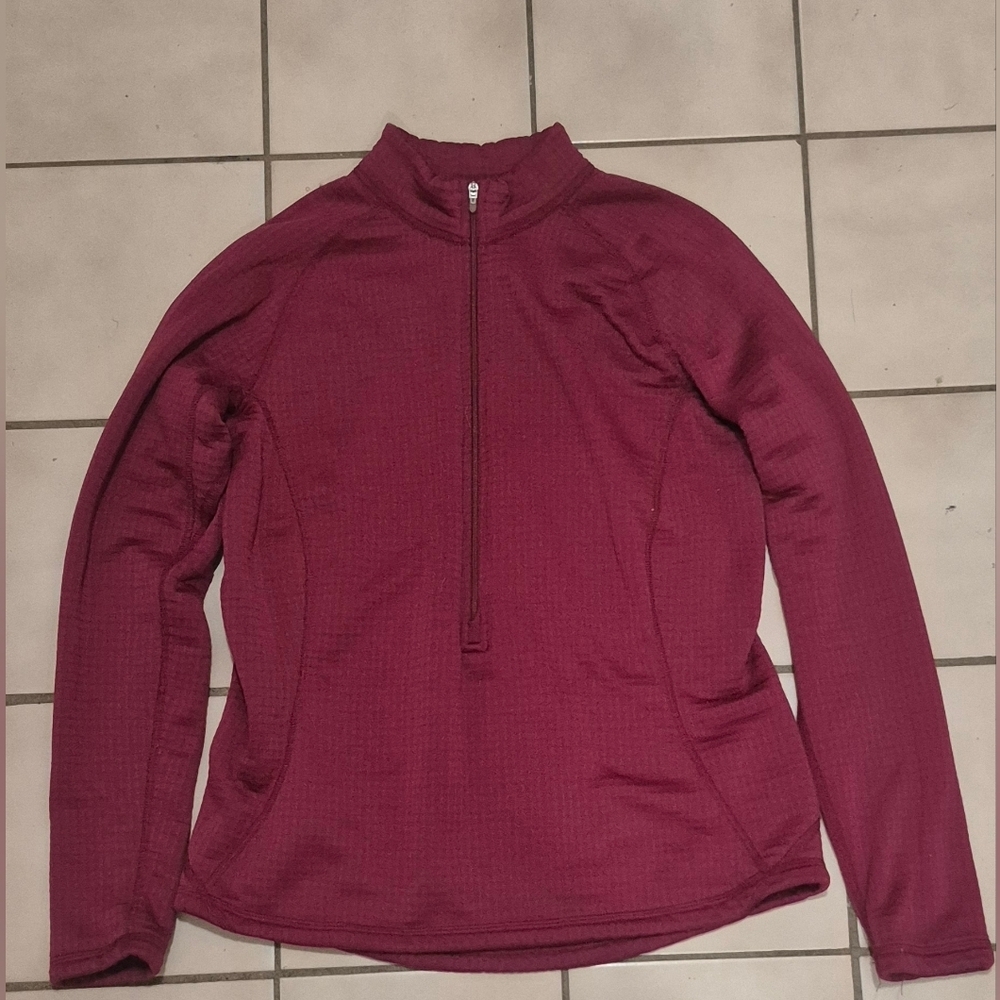 MEC Women’s Half Zip Lightweight Pullover – Made in Canada (Size M)